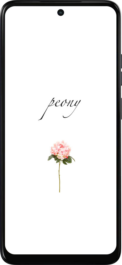 Силіконовий чехол Півонія для Motorola Moto E15 - 4366u-4147 изображение 