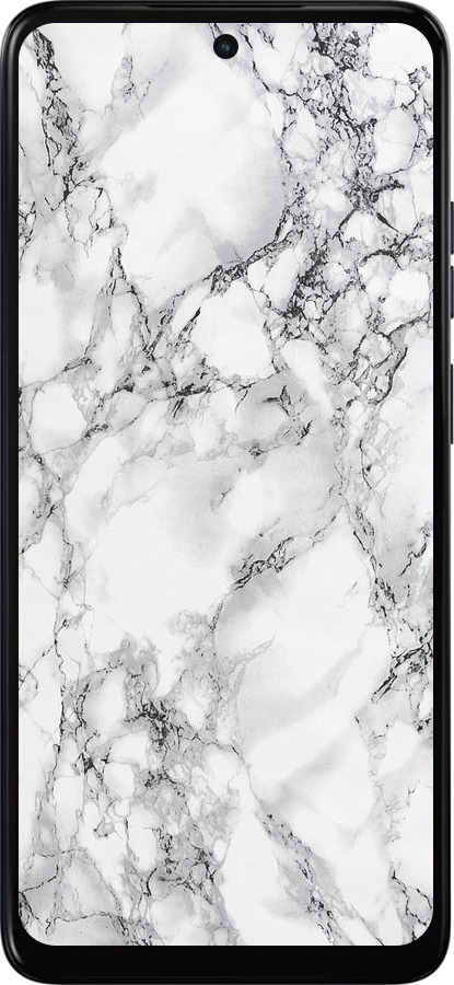 Силиконовый чехол Мрамор белый для Motorola Moto E15 - 4480u-4147 изображение 