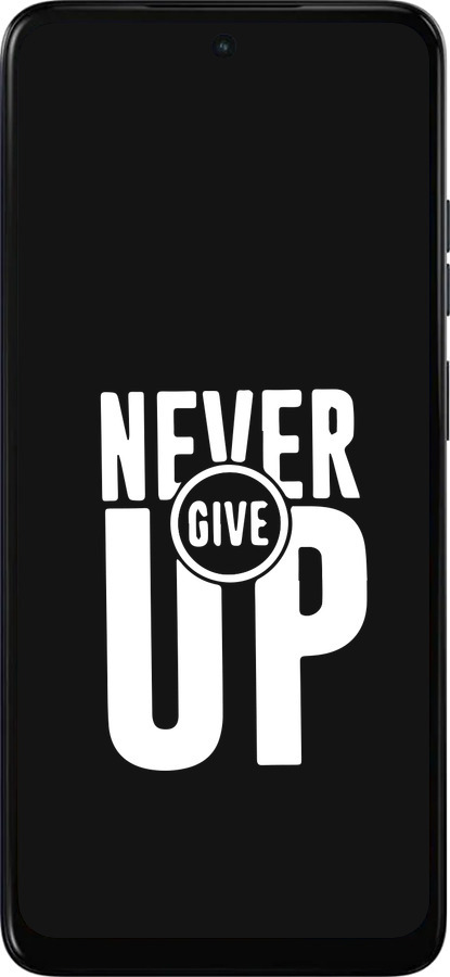 Силиконовый чехол Никогда не сдавайся для Motorola Moto E15 - 4572u-4147 изображение 