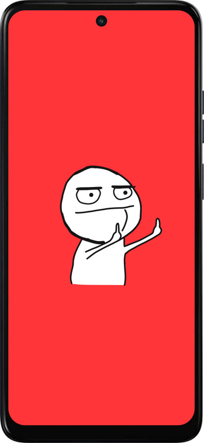 Силиконовый чехол Мем для Motorola Moto E15 - 4578u-4147 изображение 