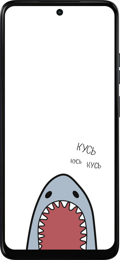 Силіконовий чехол Акула для Motorola Moto G05 - 4870u-3949 изображение 