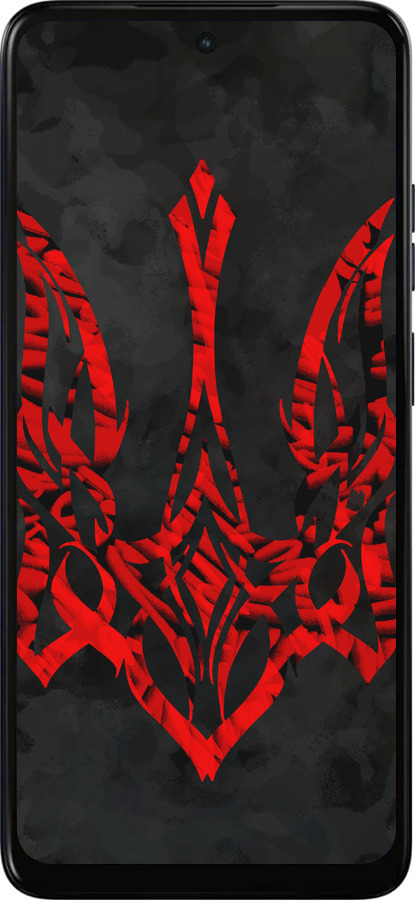 Силиконовый чехол Герб Украины v4 для Motorola Moto E15 - 5319u-4147 изображение 