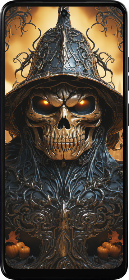 Силиконовый чехол Череп 2 для Motorola Moto G05 - 5652u-3949 изображение 