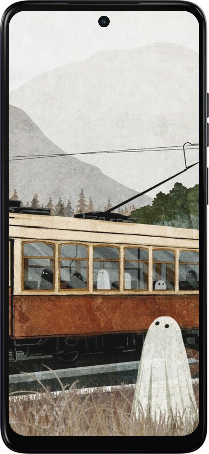 Силиконовый чехол Призрак 2 для Motorola Moto E15 - 6247u-4147 изображение 