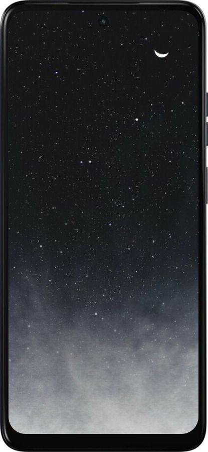 Силиконовый чехол Сині хмари, Синій місяць для Motorola Moto G05 - 6396u-3949 изображение 