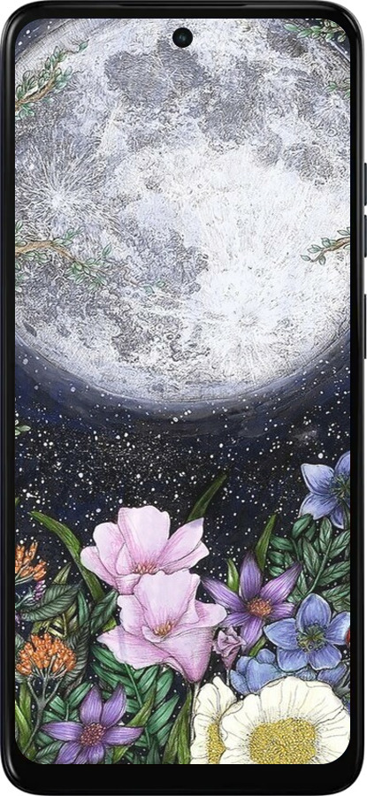 Силиконовый чехол Полночь в саду II для Motorola Moto E15 - 6424u-4147 изображение 