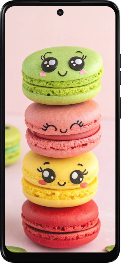 Силиконовый чехол Печенье для Motorola Moto E15 - 6693u-4147 изображение 