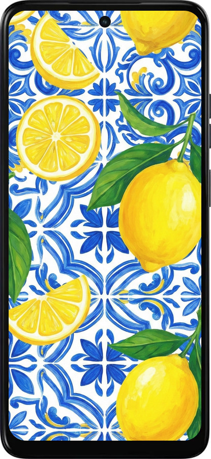 Силиконовый чехол Grocery Girl Italian Summer для Motorola Moto E15 - 6766u-4147 изображение 