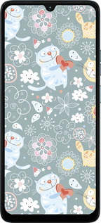Силиконовый чехол Котята v3 для Motorola Moto G06 - 1223u-4187 изображение 
