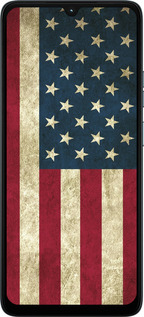 Силиконовый чехол Флаг США для Motorola Moto G06 - 395u-4187 изображение 