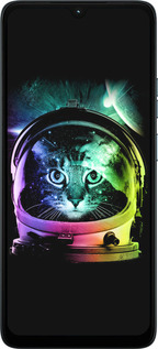 Силиконовый чехол Кот-астронавт для Motorola Moto G06 - 4154u-4187 изображение 