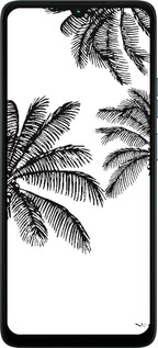 Силиконовый чехол Пальмы1 для Motorola Moto G06 - 4634u-4187 изображение 
