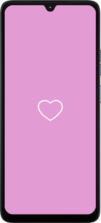 Силиконовый чехол Сердце 2 для Motorola Moto G06 - 4863u-4187 изображение 