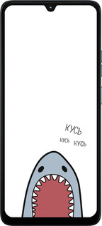 Силиконовый чехол Акула для Motorola Moto G06 - 4870u-4187 изображение 