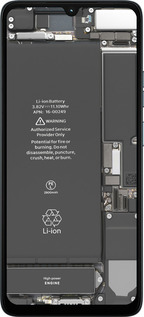 Силиконовый чехол Детали смартфона для Motorola Moto G06 - 5487u-4187 изображение 