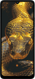 Силиконовый чехол Golden snake для Motorola Moto G06 - 6072u-4187 изображение 
