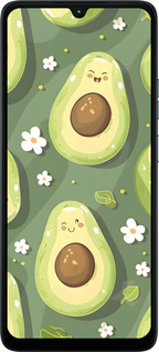 Силиконовый чехол Авокадо для Motorola Moto G06 - 6380u-4187 изображение 