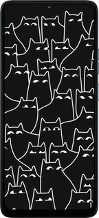 Силиконовый чехол С изображением кошек для Motorola Moto G06 - 6470u-4187 изображение 