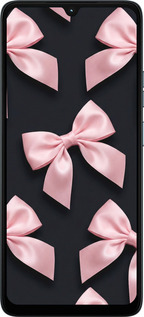 Силиконовый чехол Coquette Ribbons Dark Coquette для Motorola Moto G06 - 6767u-4187 изображение 