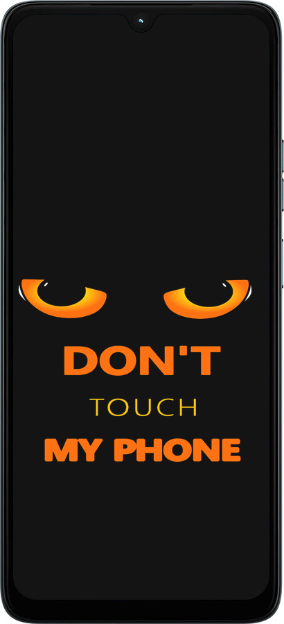 Силиконовый чехол Don't touch the phone для Motorola Moto G06 - 4261u-4187 изображение 