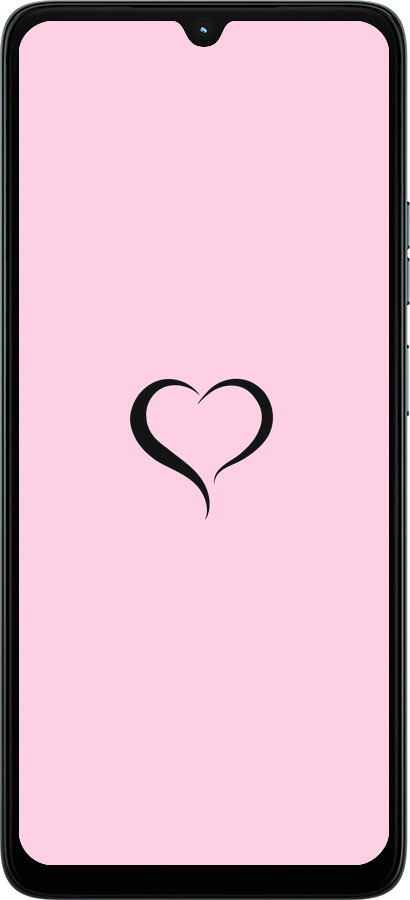 Силиконовый чехол Сердце 1 для Motorola Moto G06 - 4730u-4187 изображение 