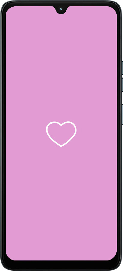 Силиконовый чехол Сердце 2 для Motorola Moto G06 - 4863u-4187 изображение 