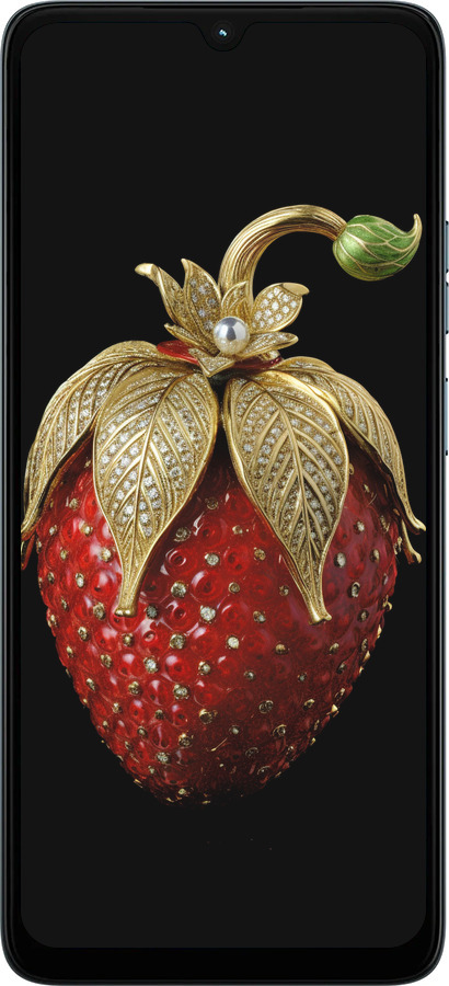 Силиконовый чехол Клубника v3 для Motorola Moto G06 - 5638u-4187 изображение 