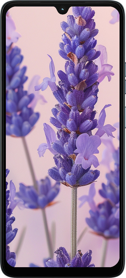 Силиконовый чехол Лаванда для Motorola Moto G06 - 6037u-4187 изображение 
