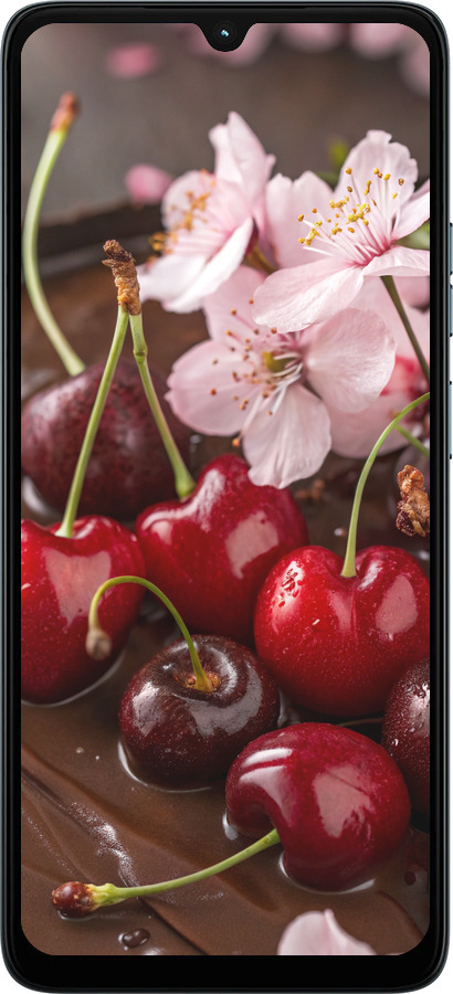 Силиконовый чехол Вишня в шоколаде для Motorola Moto G06 - 6698u-4187 изображение 