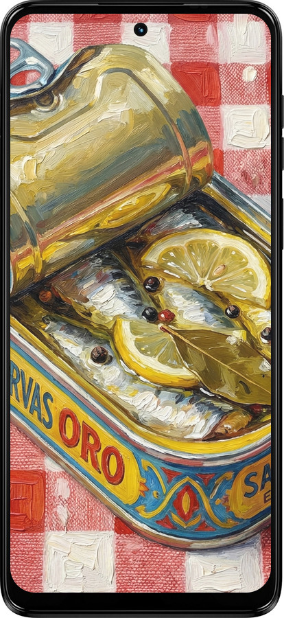 TPU чехол Vintage Sardine Tin Phone для Motorola Moto G14 - 6772b-3197 изображение 