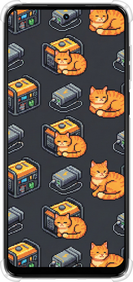 Силикон с усиленными углами чехол Autonomous Zone для Motorola Moto G14 - 6771sp-3197 изображение 