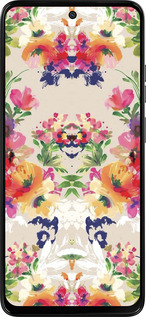 Силиконовый чехол Цветочный узор для Motorola Moto G15 Power - 1083u-4044 изображение 