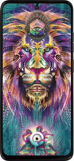 Силіконовий чехол Люмінесцентний лев для Motorola Moto G15 Power - 4037u-4044 изображение 