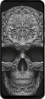 Силиконовый чехол skull-ornament для Motorola Moto G15 Power - 4101u-4044 изображение 