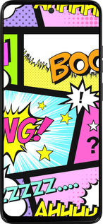 Силиконовый чехол Комикс 1 для Motorola Moto G15 Power - 4407u-4044 изображение 