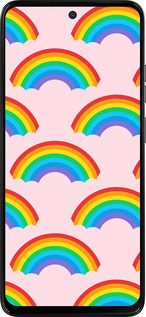 Силиконовый чехол Rainbows для Motorola Moto G15 Power - 4478u-4044 изображение 