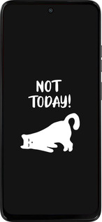 Силиконовый чехол Уставший кот для Motorola Moto G15 Power - 4535u-4044 изображение 