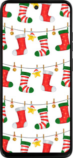 Силиконовый чехол Новогодний 9 для Motorola Moto G15 Power - 4622u-4044 изображение 