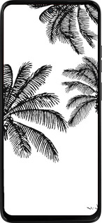Силиконовый чехол Пальмы1 для Motorola Moto G15 Power - 4634u-4044 изображение 