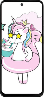 Силиконовый чехол Crown Unicorn для Motorola Moto G15 Power - 4660u-4044 изображение 