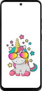 Силіконовий чехол Єдиноріг в окулярах для Motorola Moto G15 Power - 4879u-4044 изображение 