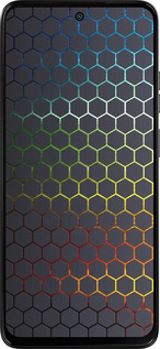 Силиконовый чехол Переливающиеся соты для Motorola Moto G15 Power - 498u-4044 изображение 