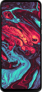 Силиконовый чехол Синяя красная абстакция для Motorola Moto G15 Power - 5339u-4044 изображение 