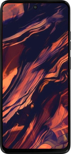 Силиконовый чехол Черно-оранжевая абстракция для Motorola Moto G15 Power - 5340u-4044 изображение 