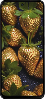 Силиконовый чехол Золотая клубника для Motorola Moto G15 Power - 5637u-4044 изображение 