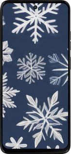 Силиконовый чехол Снежинки для Motorola Moto G15 Power - 5821u-4044 изображение 