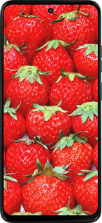 Силиконовый чехол Клубника для Motorola Moto G15 Power - 6020u-4044 изображение 