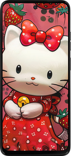 Силиконовый чехол hello kitty1 для Motorola Moto G15 Power - 6036u-4044 изображение 