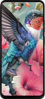 Силиконовый чехол Сказочная колибри для Motorola Moto G15 Power - 6051u-4044 изображение 