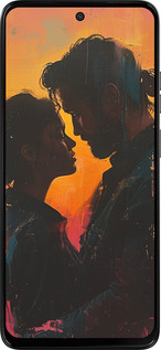 Силиконовый чехол Любовь на полотне для Motorola Moto G15 Power - 6067u-4044 изображение 